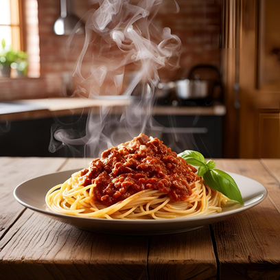 Espaguete a bolonhesa