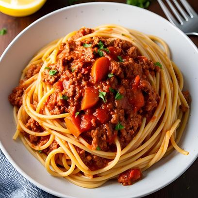Espaguete a bolonhesa