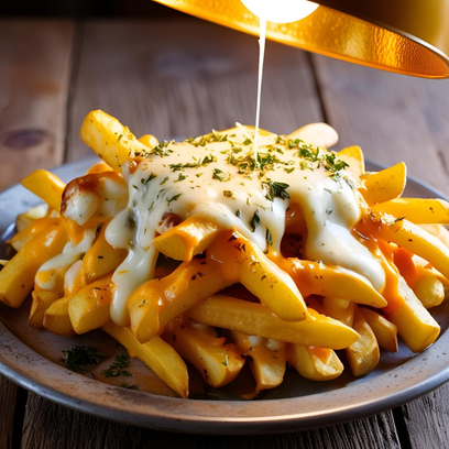 Fritas com queijo 400gr